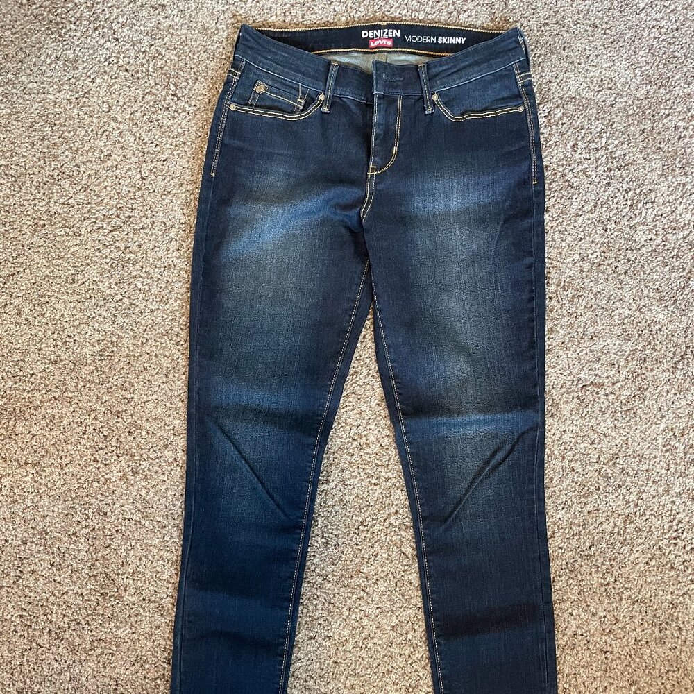 Denizen By Levi's Modern Skinny Jeans 4L - Dark Wash